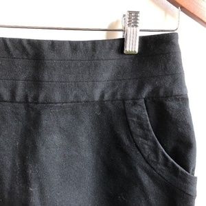 Banana Republic Black Pencil Skirt Cotton Twill
